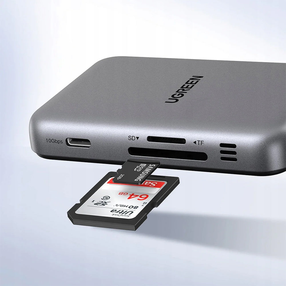 UGREEN 7-in-1 Magnetic USB-C Docking Station Hub – HDMI 4K@60Hz, USB-C PD Charging, USB-A Data Port