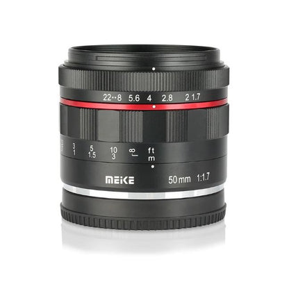 Meike 50mm f/1.7 Large Aperture Full Frame Format Manual Focus Lens (E-Mount) for Sony Mirrorless Camera