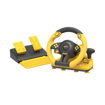 [CLEARANCE] PXN V3II / V3 Pro Racing Wheel 180 Degree Multi Platform USB Car Simulator V3Pro Race Steering Wheel and Pedals Set Kit for PS3, PS4, Xbox One, Xbox Series X/S, Nintendo Switch | Black, Orange, Powder Blue, Orange Blue, Yellow Black