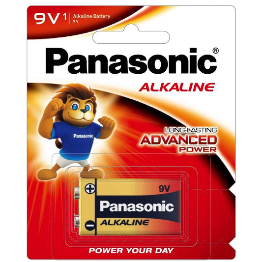 [CLEARANCE] Panasonic 6LR61T/1B Long Lasting Advance Power Alkaline 9V 6F22 Battery 9V