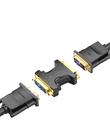 Vention 1080p 60Hz DVI (24+5) Female to DVI Female Gold Plated (ECHB0) Video Adapter Converter for TV, PC, Monitors, Projectors, Console | JG Superstore