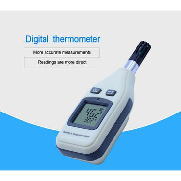 [CLEARANCE] Benetech GM1362 Humidity Temperature Meter Digital LCD display thermo-hygrometer w /LCD Backlilght & Data Hold