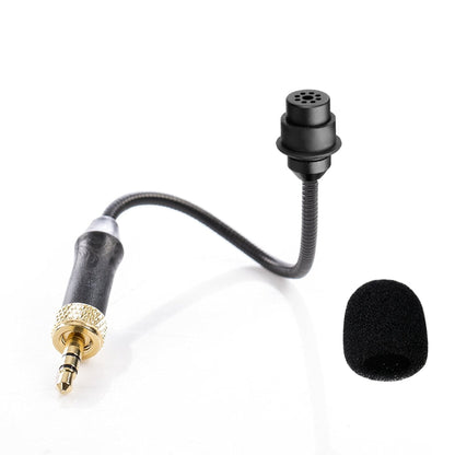 Boya BY-UM2 3.5mm TRS Locking-type Gooseneck Omnidirectiol Flexible Audio Microphone for Wireless Lavalier Microphone System Boya BY-WM4 BY-WM5 BY-WM6 BY-WM8 Saramonic UWMIC9 UWMIC15 Wireless System