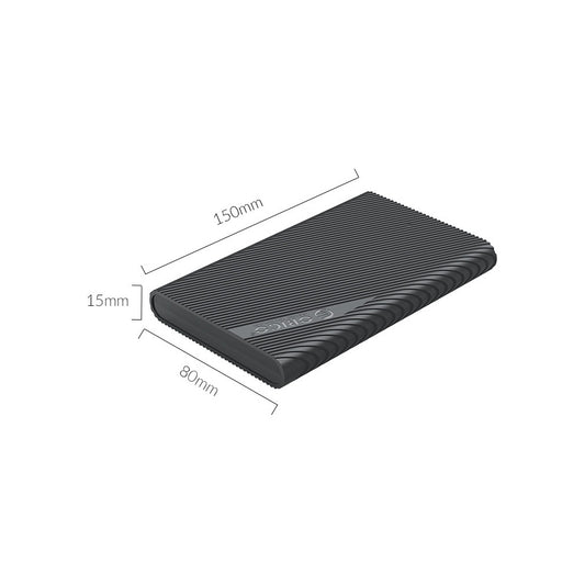 [CLEARANCE] ORICO 5Gbps 2.5 Inch HDD / SSD SATA 3.0 to USB 3.1 Gen1 Type C Hard Drive Enclosure Case with 4TB Maximum Disk Storage Capacity for Windows MacOS Linux Computer PC Laptop MacBook iMac - USB-C to USB-C | 2521C3