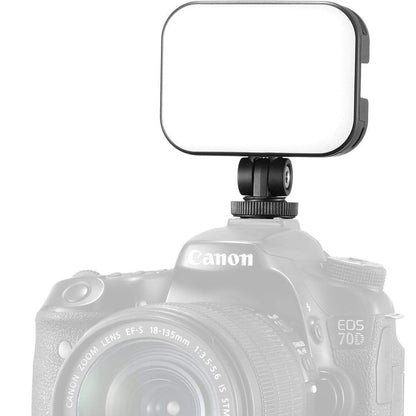 Vijim by Ulanzi VL100C Mini Pocket Video LED Light 3 Cold Shoe 170 Adjustable Ball Head 3200K-6500K Built-in Rechargeable Battery 2000mAh
