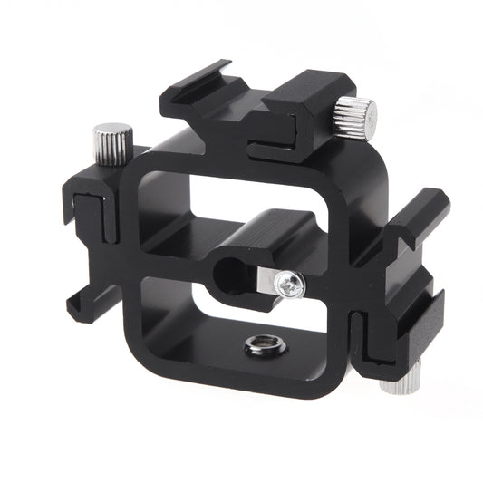 [CLEARANCE] Pxel AA-LS1 Triple Head Hot Cold Shoe Splitter Mount Adapter for Camera Flash Speedlite with Umbrella Holder Photo Studio Accessories