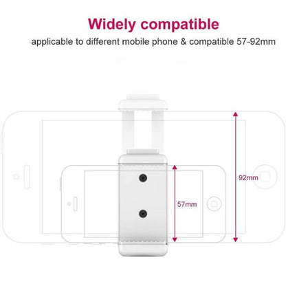 Ulanzi ST-07 Smartphone Holder with Cold Shoe for Mobile Photography Tripod Bracket Universal Vlog Vlogging Accessory | Black, White | JG Superstore