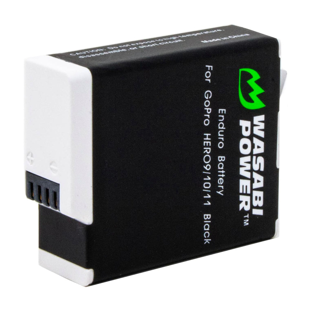 Wasabi Power GoPro HERO 12/11/10/9 Battery & Charger for HERO12 HERO11 HERO10 HERO9 Action Cameras | JG Superstore