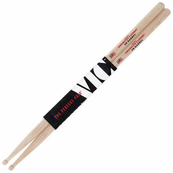 [CLEARANCE] Vic Firth American Classic 5B Hickory Wood Drumsticks (Pair) Drum Sticks for Drums and Percussion (Multiple Styles Available)