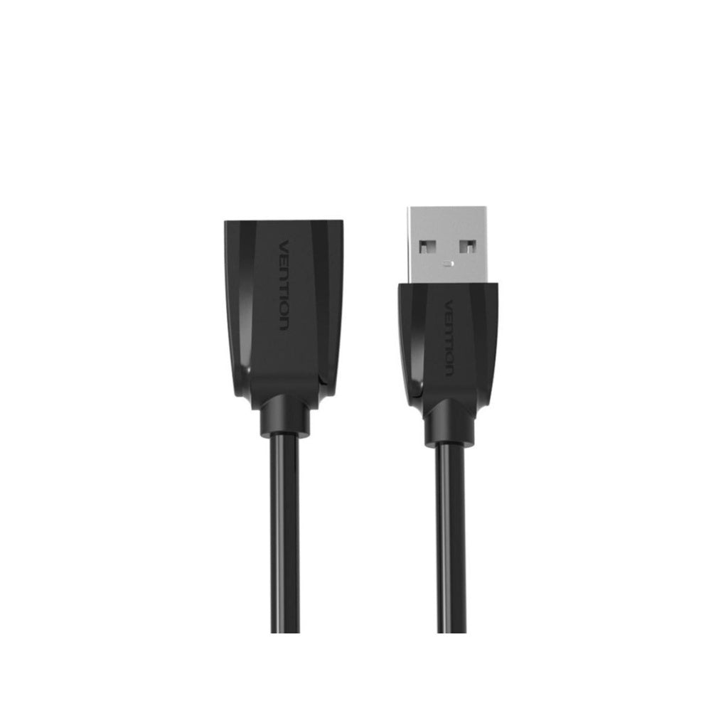 [CLEARANCE] Vention High Speed USB2.0 Male to Female Extension Cable 480Mbps Nickel Plated (VAS-A44-B500) (Available in Different Lengths)