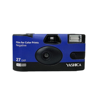 YASHICA Classic Boy Series 35mm ISO 400 F/11 Single Use Film Camera with 27 EXP Exposures for Color Prints and Photography