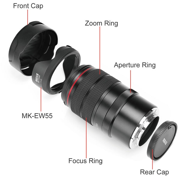 [CLEARANCE] Meike 6-11mm f/3.5 Wide Angle Fisheye Manual Focus Lens for Nikon N1-Mount Mirrorless Cameras