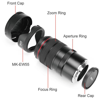 [CLEARANCE] Meike 6-11mm f/3.5 Wide Angle Fisheye Manual Focus Lens for Nikon N1-Mount Mirrorless Cameras