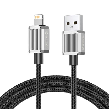 [CLEARANCE] ORICO GQZ12 (1.5m / 2m) USB-A to Lightning Fast Charging Data Cable 5V/2.4A PD 12W, 480Mbps Transmission Rate, Nylon-Braided Zinc Alloy  for iPhone, iPad, Air Pods