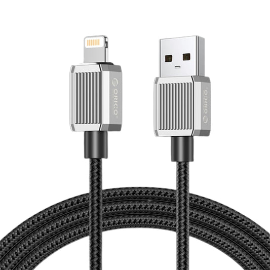 [CLEARANCE] ORICO GQZ12 (1.5m / 2m) USB-A to Lightning Fast Charging Data Cable 5V/2.4A PD 12W, 480Mbps Transmission Rate, Nylon-Braided Zinc Alloy  for iPhone, iPad, Air Pods