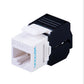 Vention UTP Keystone Jack Ethernet LAN Cable Port for Internal Wall Mounted Network Cabling (CAT5e, CAT6) (90 Degrees, Toolless) |