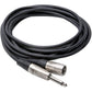 Hosa Technology HPX-003 Unbalanced 1/4" TS Male to 3-Pin XLR Male Audio Cable (3')