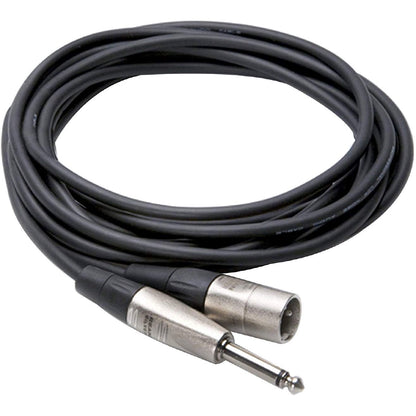 Hosa Technology HPX-003 Unbalanced 1/4" TS Male to 3-Pin XLR Male Audio Cable (3')