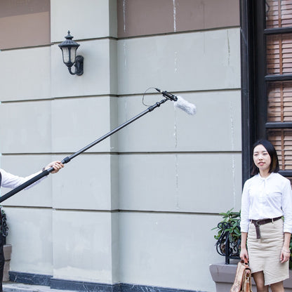Boya BY-PB25 Carbon Fiber Boompole Microphone Pole With Interl XLR Cable