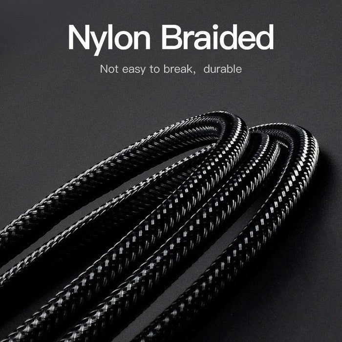 [CLEARANCE] Vention 3.5mm Male to 6.5mm Male Nylon Braided Gold Plated (BAI) Audio Cable for Microphones, Amplifiers, Sound Box, Laptops and Mobile Phones (Available in Different Lengths)