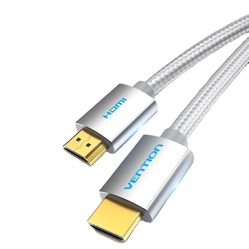 [CLEARANCE] Vention HDMI 2.0 Cable Cotton Braided Round (Male to Male) 4KHD 60Hz Video Cable with Tangle-free Cord (1.5-Meters) (AAB)