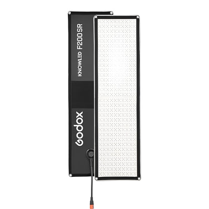 Godox KNOWLED RGB Flexible Video Light Mat with 1800-10000K CCT, 14 Lighting Effects, IP54 Rated, Optiol V-Mount Battery Power & Onboard, DMX/RDM, CRMX & App Controls for Live Streaming, Vlogging, Video Content Creation & Studio Lighting