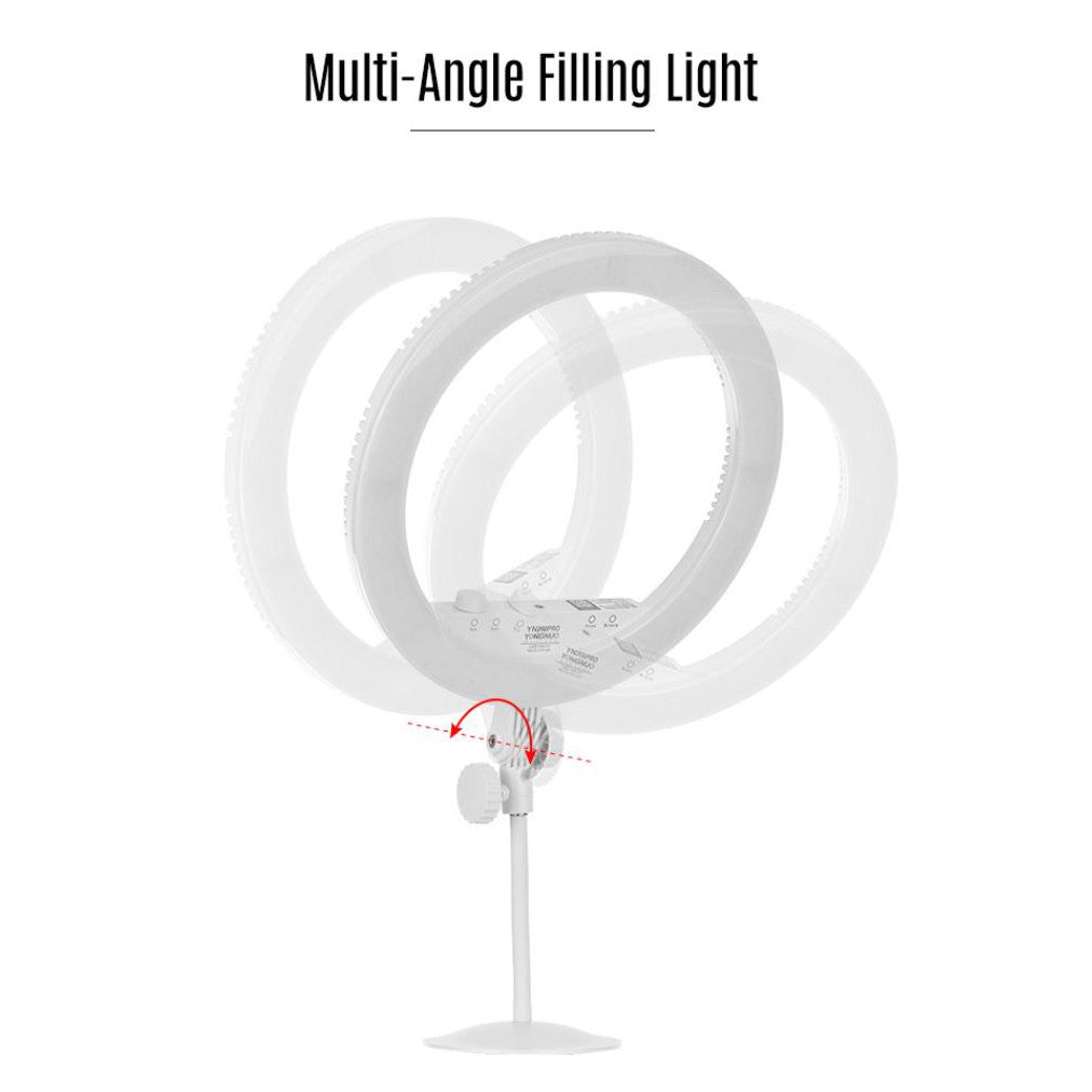 [CLEARANCE] Yongnuo YN208 PRO Ring Lamp Selfie Ring Light with up to 3200K-5500K Bi-Color LED