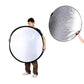 Pxel RF-11X11 5 in 1 43inch / 110cm Round Reflector with Grip Handle for Photography Photo Studio Lighting & Outdoor Lighting