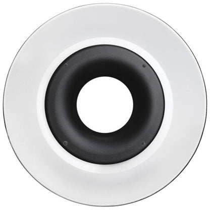Godox RFT-21S RFT-21W Ring Flash Reflector for R1200 Ring Flash Head (Silver, White)