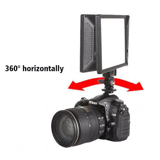 VILTROX L116T 3300K-5600K LED Camera Video Photo Light CR195 Super Slim Studio Panel LCD Display Screen