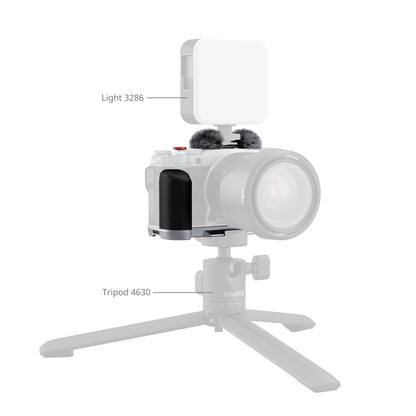 SmallRig L-Shape Mounting Plate Aluminum Alloy and Silicone Handle for FUJIFILM X-M5 Mirrorless Camera with Multiple 1/4"-20 Threads and Screws, Arca Type QR Plate, Integrated Strap Slot, Mic Windscreen and Hot Shoe Cover | 4875 | 4876