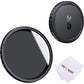 K&F Concept NANO-B Series Variable Neutral Density ND2 to ND400 Lens Filter with Circular Polarizer and Protective Cap for DSLR and Mirrorless Cameras | 72mm