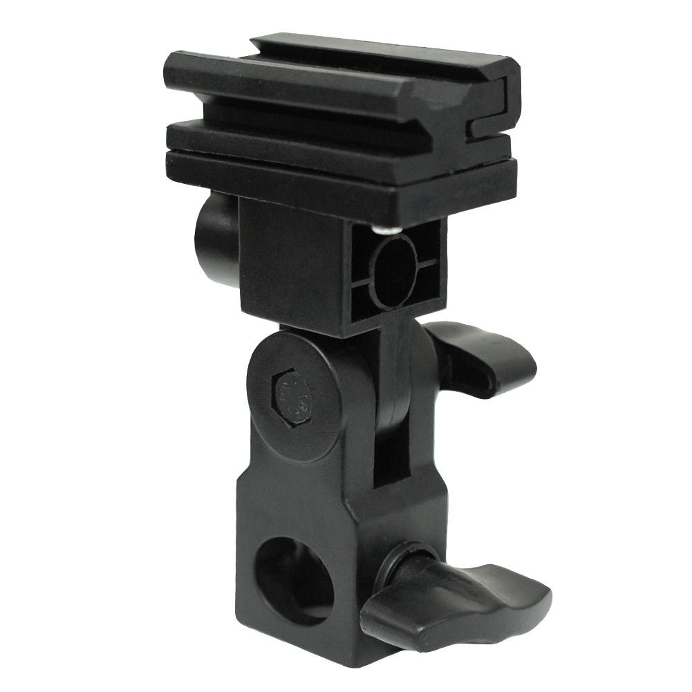 Pxel AA-LS3 B Type Flash Bracket Umbrella Holder Swivel Light Stand Adapter Cold Shoe Speedlight