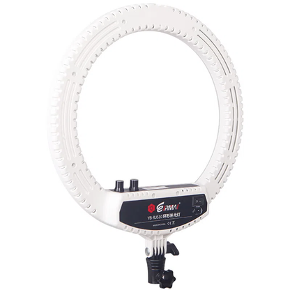 [CLEARANCE] Eirmai YB-RJ510 10-inch LED Ring Fill Light with Phone Holder for Vlogging, Photography, and Live Streaming Color - White