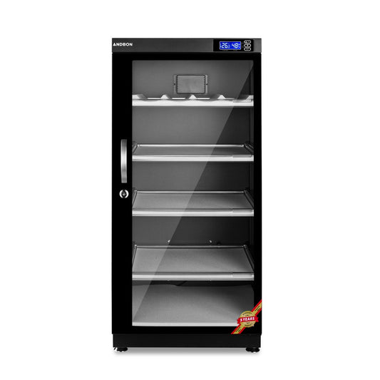 Andbon AD-125S Horizontal 125 Liters Dry Cabinet Box with Digital Display and Automatic Humidity Controller