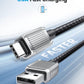 ORICO GQZ15 (1m ) USB-A to USB Type C Fast Charging Data Cable 5V/3A 15W, 480Mbps Transmission Rate, Nylon-Braided Zinc Alloy for Type C Port Devices, Smartphones, Android, Tablet