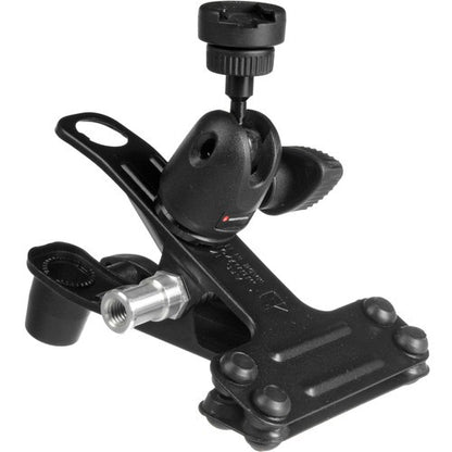 Manfrotto 175F-1 Justin Spring Clamp with Flash Shoe, Cold Shoe, Hot Shoe