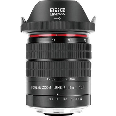 [CLEARANCE] Meike 6-11mm f/3.5 Wide Angle Fisheye Manual Focus Lens for Nikon N1-Mount Mirrorless Cameras