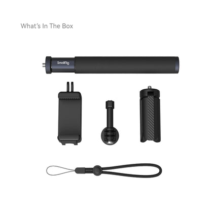 SmallRig 95cm Selfie Stick Tripod for Action Camera with Smartphone Holder for GoPro, Insta360 & DJI | 4758