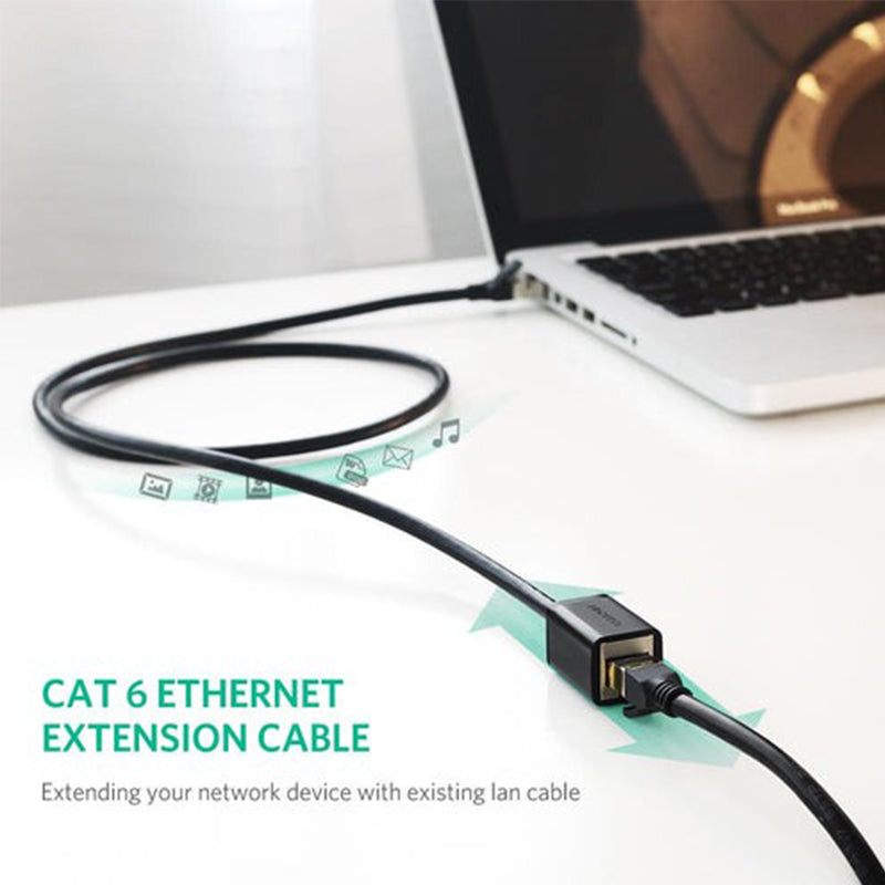 UGREEN 1-Meter / 2-Meter / 3-Meter / 5-Meter Cat6 FTP RJ45  Male to Female Ethernet Network Extention Cable with Up to 10 Gbps Data Transmission Speed | 11279 11281 11282 11283