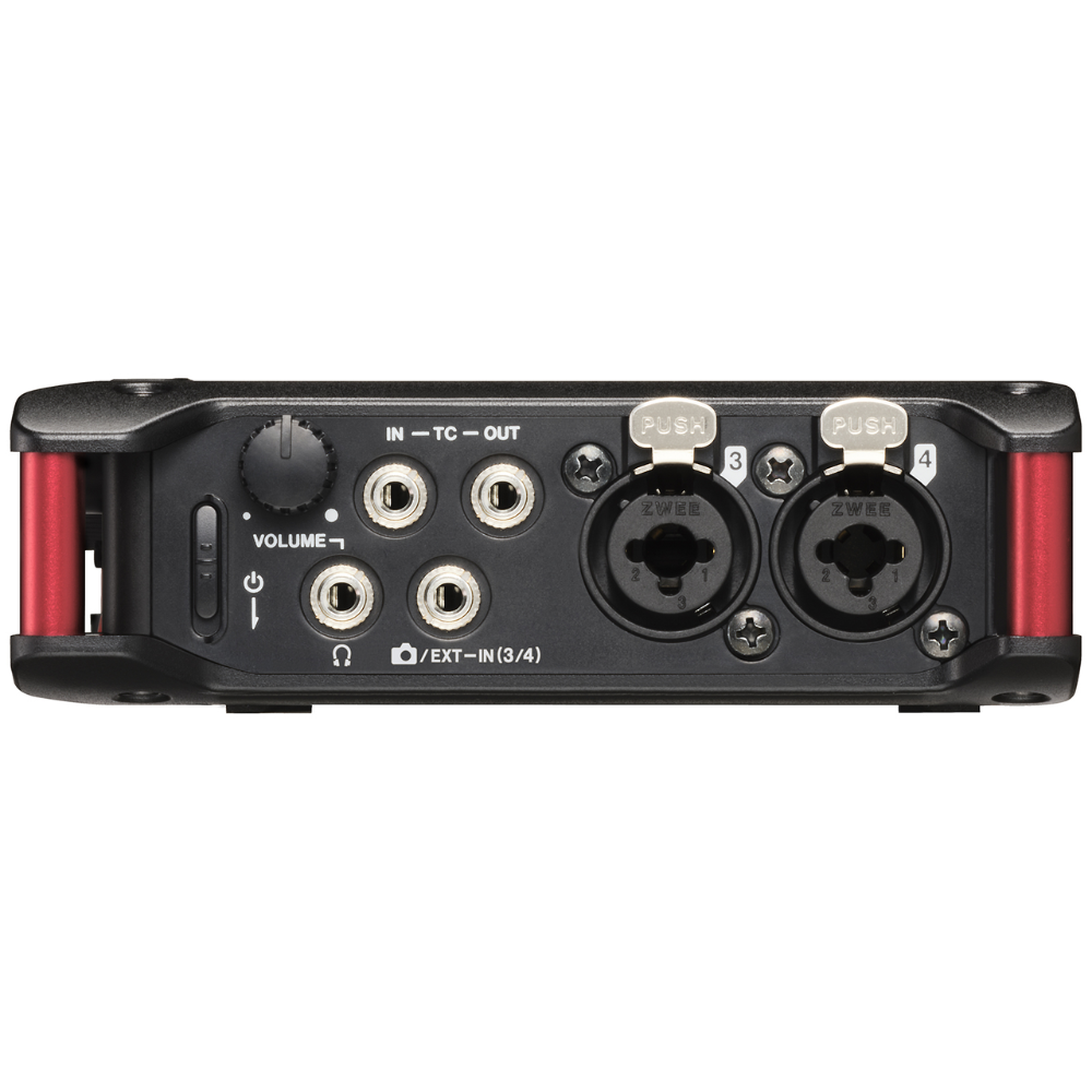 TASCAM FR-AV4 4 Channel Field Recorder 32-Bit Float Mixer Memory Card Slot and Mobile App Control