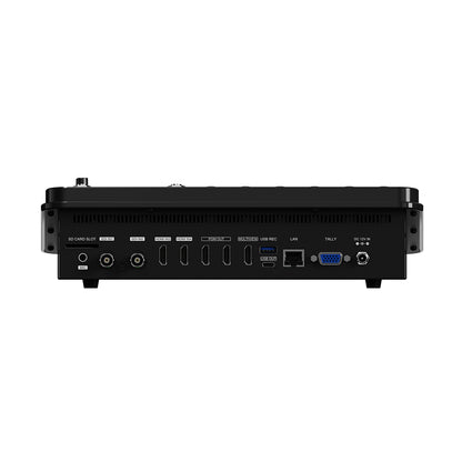 AVMATRIX SHARK S4M 4-Channel HDMI SDI All-in-One Video Switcher & Integrated Audio Mixer with PGM OUT, 4x HDMI IN, MULTIVIEW, 4x Microphone & 2 Stereo Inputs, USB 3.0 Recording for Live Streaming, Worship Events, Live Sports & Concerts