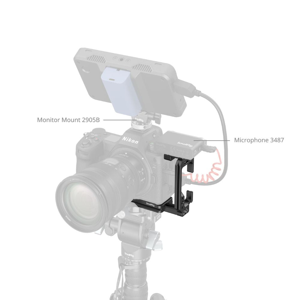 SmallRig L-Shape Camera Mounting Plate for Nikon Z6 III with Arca