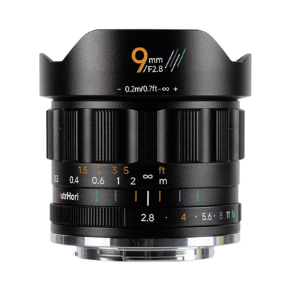 AstrHori 9mm F2.8 Ultra Wide-Angle APS-C Manual Focus Lens for E / X / M43 / RF / Z Mount