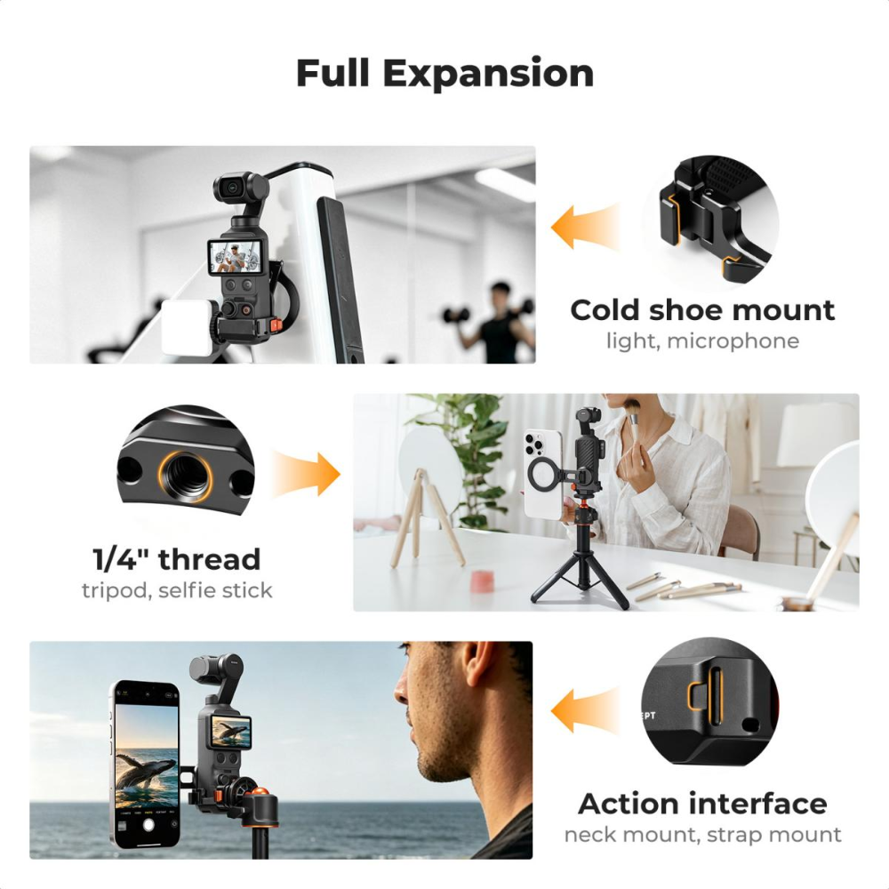 K&F Concept Magnetic Cage for DJI Osmo Pocket 4/3