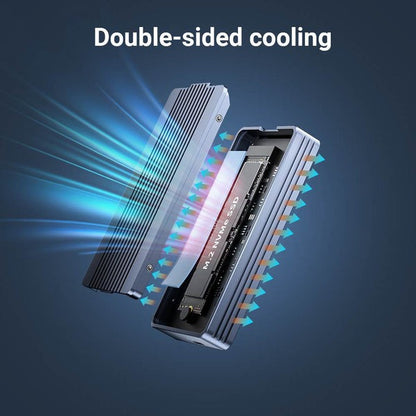 ACASIS TBU405Air Thunderbolt 3 USB Type-C NVMe M.2 SSD Enclosure with High-Speed 40Gbps Data Transmission and Supports Up to 8TB Storage Capacity for Windows, macOS, and Linux, PC, Laptop, Desktop Computer