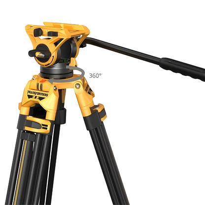 SmallRig x Transformers Heavy-Duty Fluid Head Tripod AD-01 (Bumblebee Edition)
