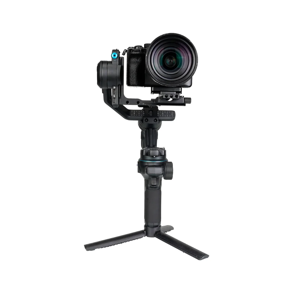 FeiyuTech SCORP-C 2 3-Axis Handheld Camera Gimbal Stabilizer with 3.5Kg Max Payload, 14-Hour Battery Life, USB-C, Buckle Design 3-Axis Motor Locks, AI Smart Tracking, OLED Status Indicator, Extended QR Quick Release Plate & 1/4"-20 Threads