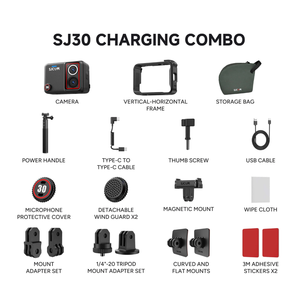 SJCAM SJ30 8K Dual Lens Action Camera