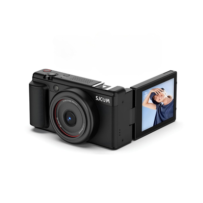 SJCAM ZV200 Digital Camera 5K 80MP Sony CMOS 6-Axis Gyro Stabilization 16X Zoom 2.8" Rotatable IPS Display